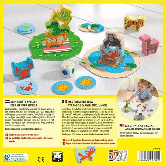 Mes premiers jeux - Pyramide d'animaux junior Haba - 3