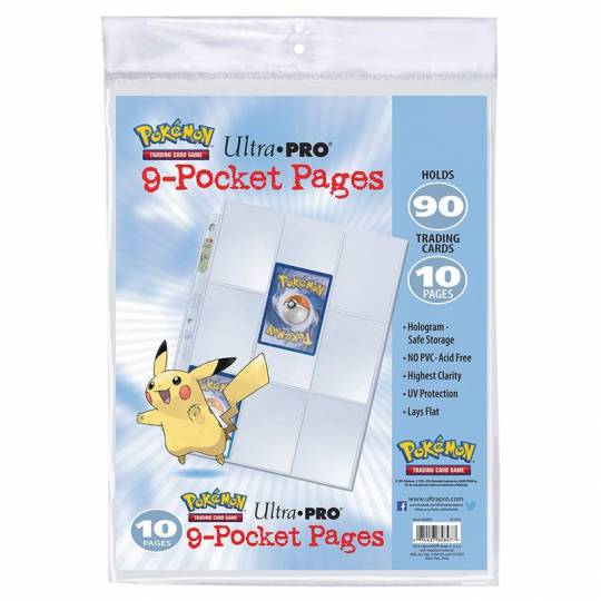 Pokémon : Paquet de 10 feuilles de classeur Ultra.PRO - 1