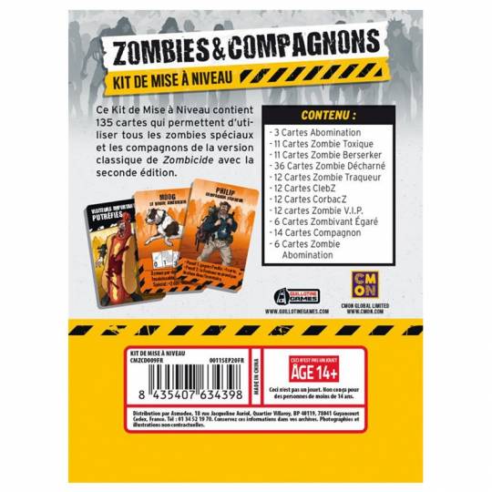 Zombicide : Zombies et Companions Upgrade Kit CMON - 3