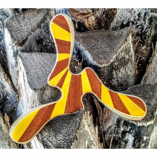 Boomerang tripale droitier Yallingup - Marqueterie Wallaby Boomerangs - 3
