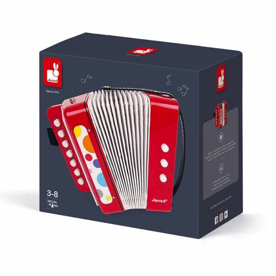 Accordéon Confetti - Instrument de musique pour enfant dès 3 ans