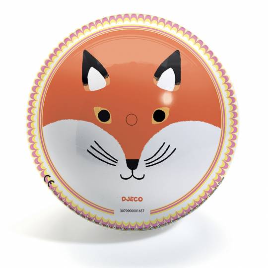 Bear and Fox Ball Ø22 cm Djeco - 1