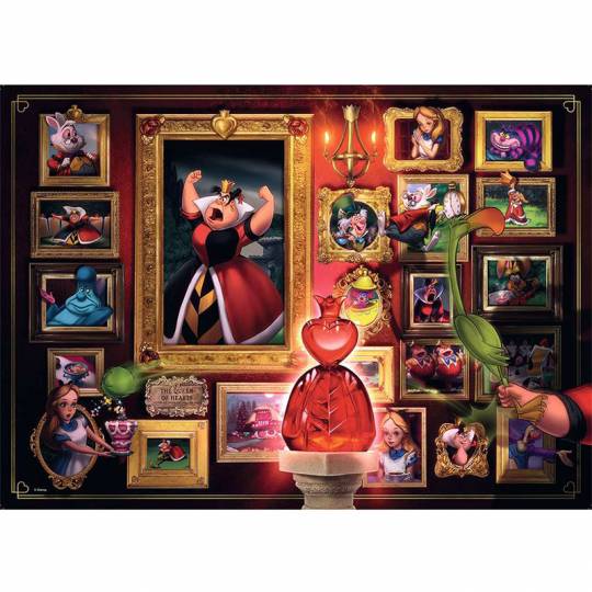 Puzzle Collection Disney Villainous 1000 pcs - La Reine de coeur Ravensburger - 2