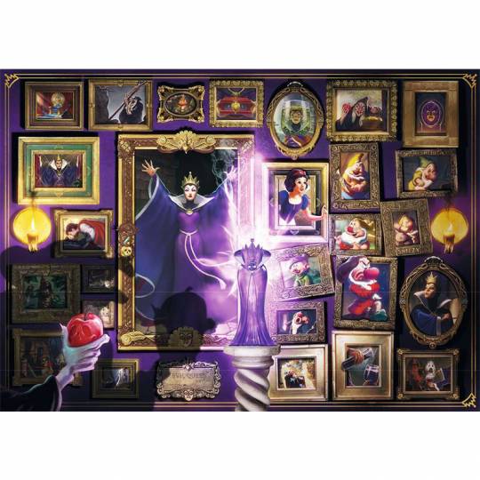 Disney villainous puzzle 1000 pieces - maléfique - ravensburger - puzzle  adultes - collection disney villainous - des 14 ans - La Poste