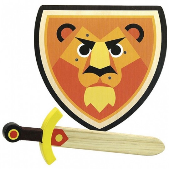 Set bouclier et épée Lion - Vilac Vilac - 1