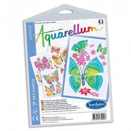 Recharge Aquarellum Junior Papillons et Fleurs SentoSphère - 1