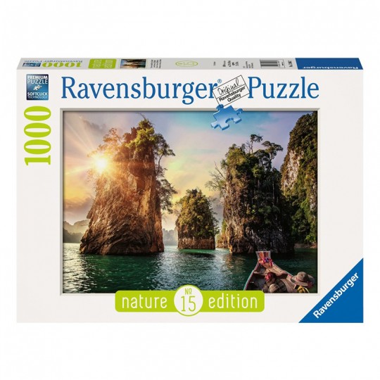 Puzzle Nature Edition 1000 pcs - Lac de Cheow Lan, Thaïlande Ravensburger - 1