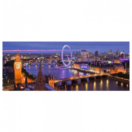 Puzzle 1000 pcs Panorama - Londres de nuit Ravensburger - 2