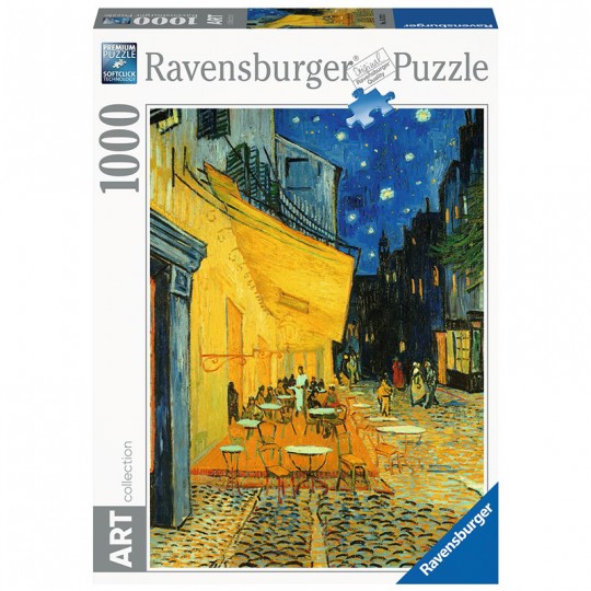 Puzzle Art Collection 1000 pcs - Terrasse de café, le soir - Vincent Van Gogh Ravensburger - 1