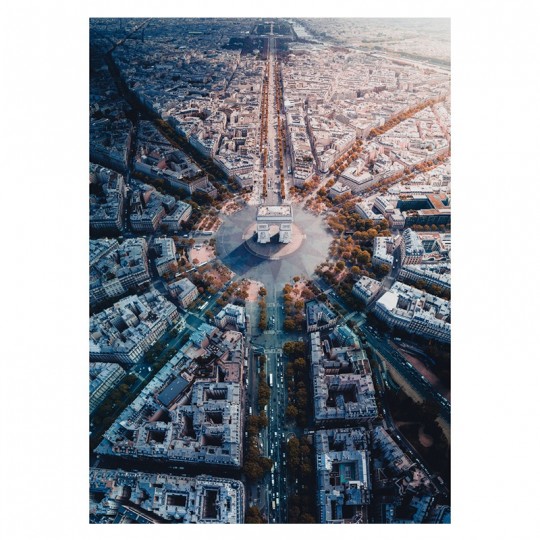 Puzzle 1000 pcs - Paris vue d'en haut Ravensburger - 2