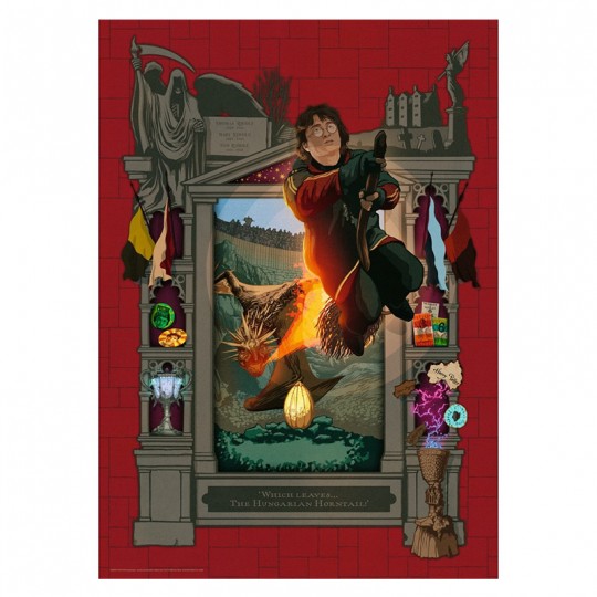 Puzzle 1000 pcs - Harry Potter en route vers Poudlard Ravensburger - 2