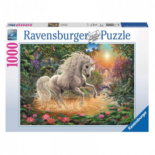 Puzzle 1000 pcs - Mystique licorne Ravensburger - 1