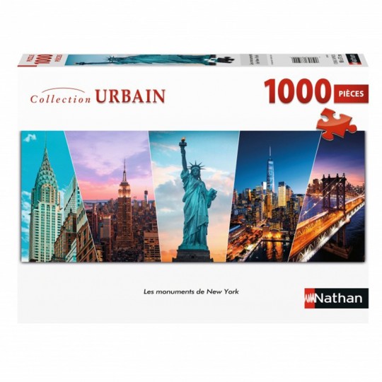 Puzzle 1000 pcs Collection Urbain - Les monuments de New York Nathan - 1