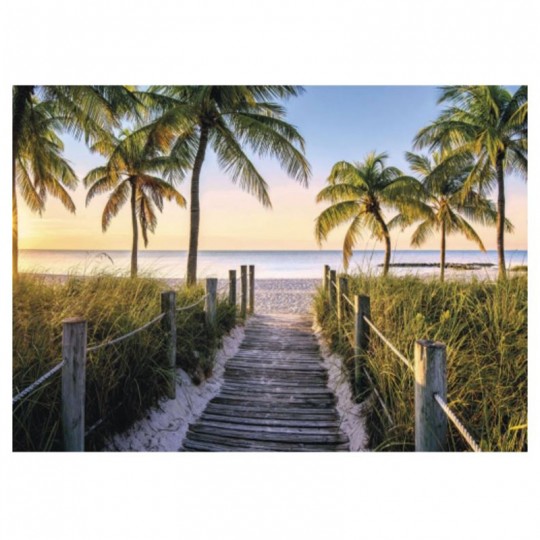 Puzzle 1000 pcs Collection Évasion - Plage de Floride Nathan - 1