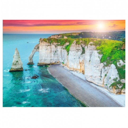 Puzzle 1000 pcs Collection Évasion - Falaises d'Etretat Nathan - 2