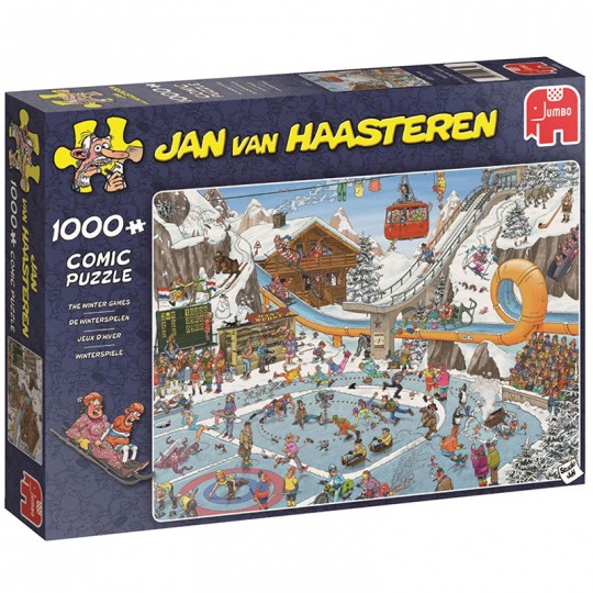 Puzzle Jan van Haasteren - The Winter Games - 1000 pcs Jumbo Diset - 2
