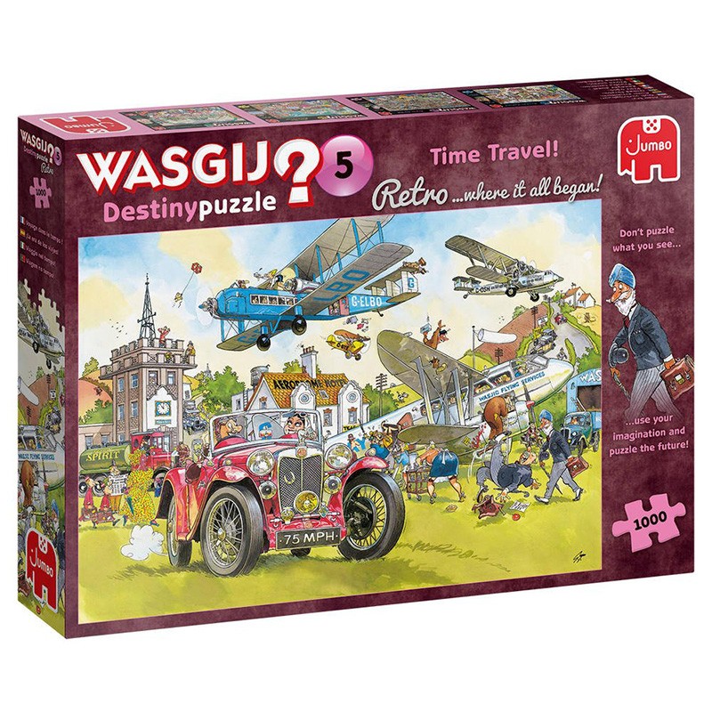 Puzzle Wasgij Retro Destiny 5 - Time Travel ! - 1000 pcs - BCD Jeux