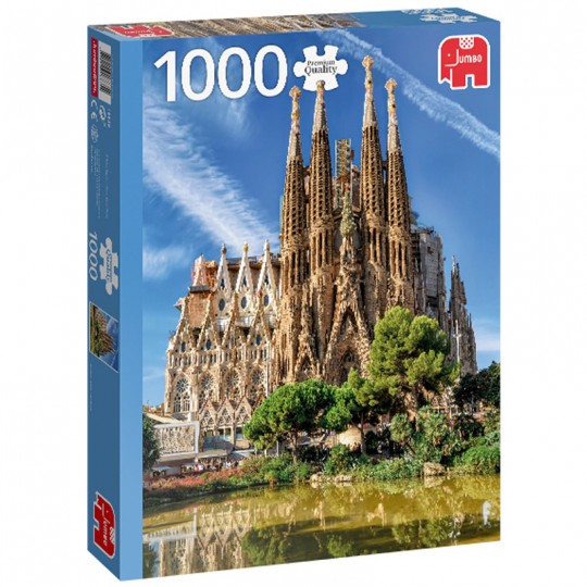 Puzzle Sagrada Familia, Barcelona - 1000 pcs Jumbo Diset - 1