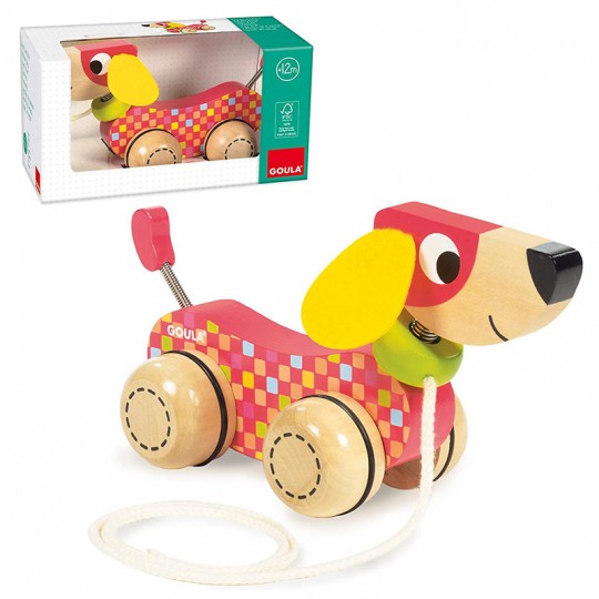 Jouet chien a tirer on sale