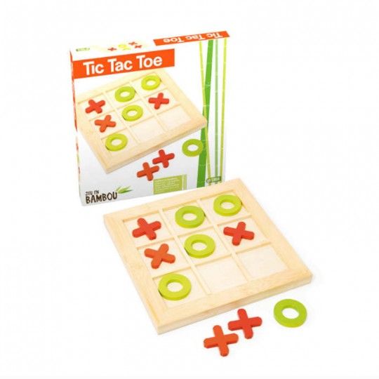 TIC TAC TOE - Coffret en bambou Jeujura - 1