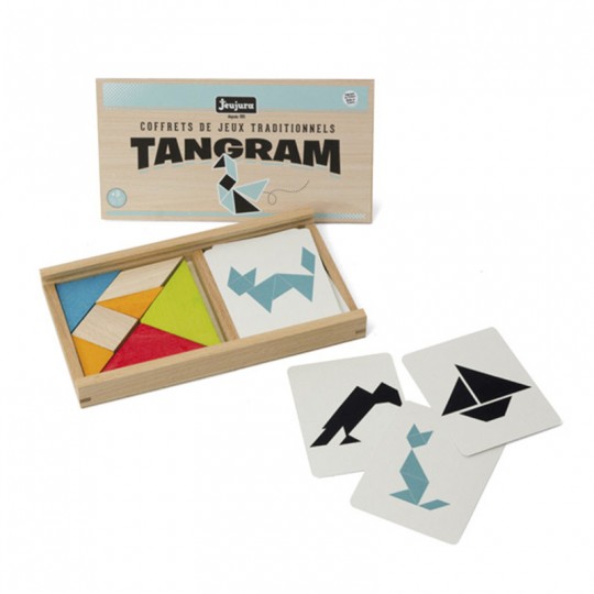 Jeu de Tangram en bois - coffret en bois JeuJura Jeujura - 1