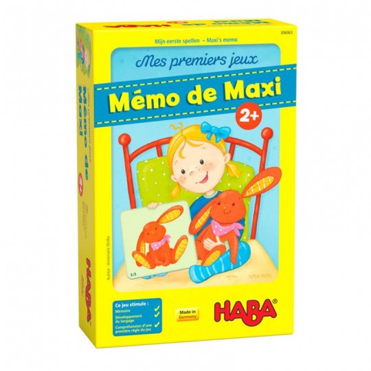Mes premiers jeux  Mémo  Maxi et ses peluches Haba - 1