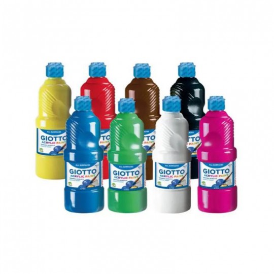 Assortiment Gouache Giotto Acrylic 8 x 500 ml Giotto - 1