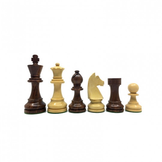 Pièces Echecs Roi 76 mm Sheesham classique - Cases 40mm Wilson Jeux - 2