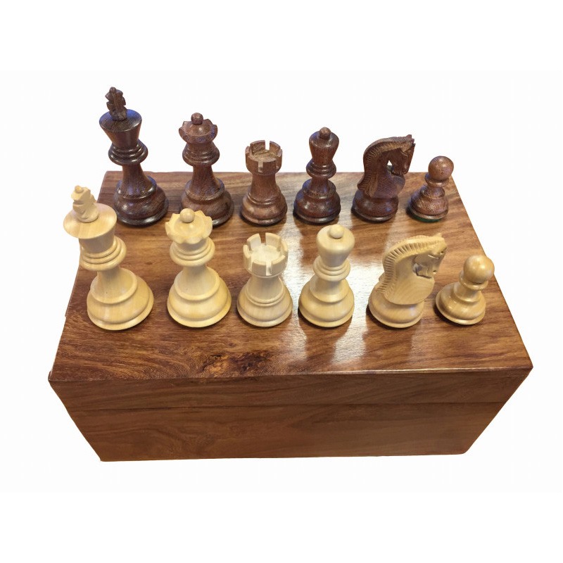 Pièces Echecs Roi 95 mm Palissandre luxe Wilson Jeux BCD Jeux