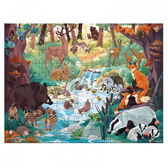 Puzzle les Empreintes des Animaux 81 pcs WWF - Janod Janod - 3