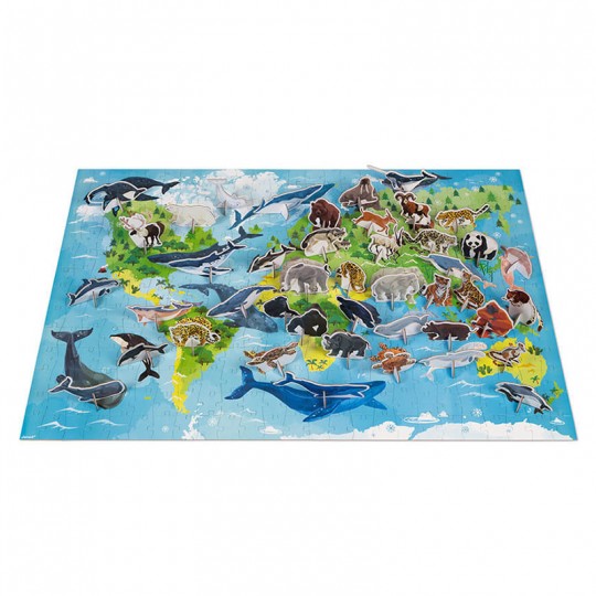 Puzzle éducatif Les espèces prioritaires WWF 350 pcs - Janod Janod - 2