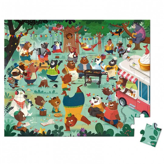 Puzzle La Cousinade des Ours 54 pcs - Janod Janod - 2