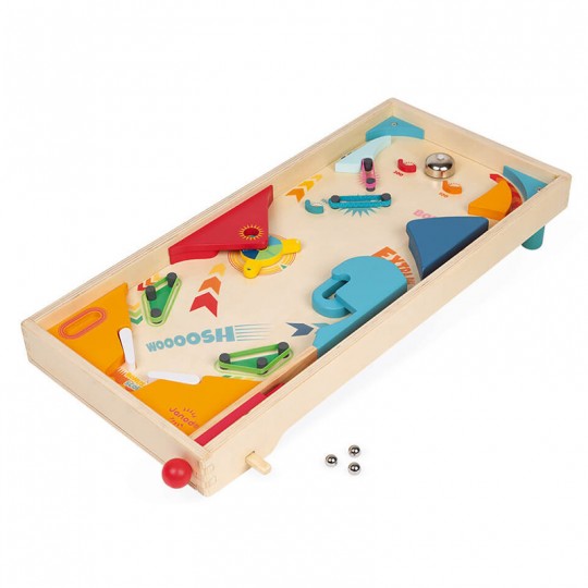 Flipper en bois - Janod - Un jeu Janod - Boutique BCD Jeux