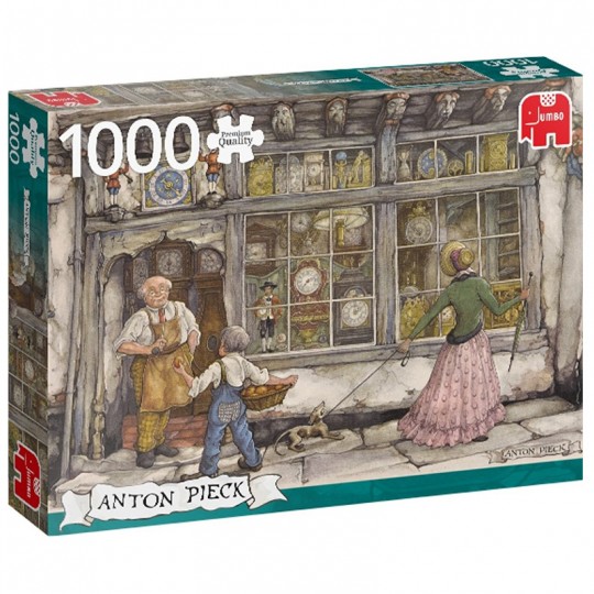 Puzzle Premium Collection - Anton Pieck, L'horloger - 1000 pcs Jumbo Diset - 2