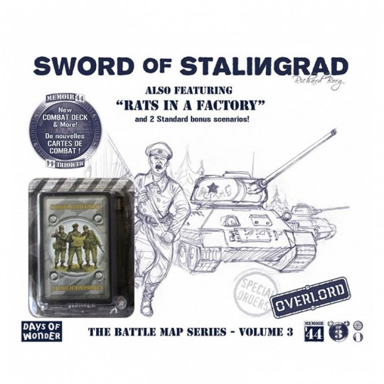 Extension Battle Maps 3 - L'Epée de Stalingrad - Memoire 44 Days of Wonder - 1