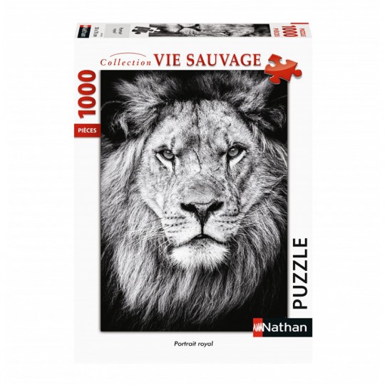 Puzzle 1000 pcs Collection Vie Sauvage - Portrait Royal Nathan - 1