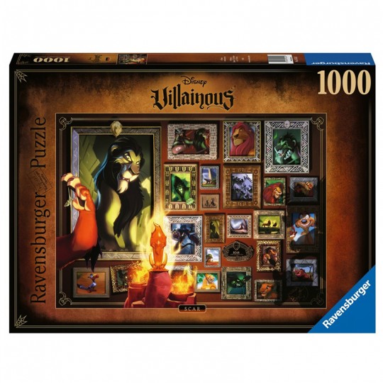 Puzzle 1000 pcs Collection Disney Villainous - Scar Ravensburger - 2