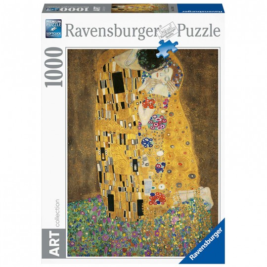 Puzzle 1000 pcs Art collection : Le baiser - Gustav Klimt Ravensburger - 1