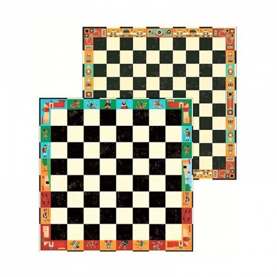 Jeu d'Echecs et de Dames en mallette - Djeco Djeco - 3