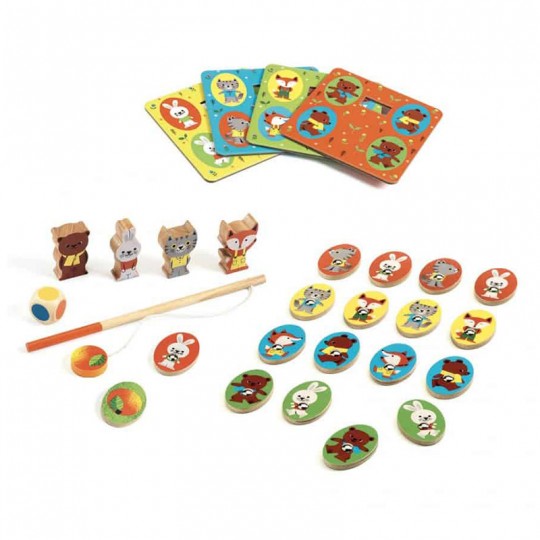 Coffret 4 jeux Ludo Wood - Djeco Djeco - 3