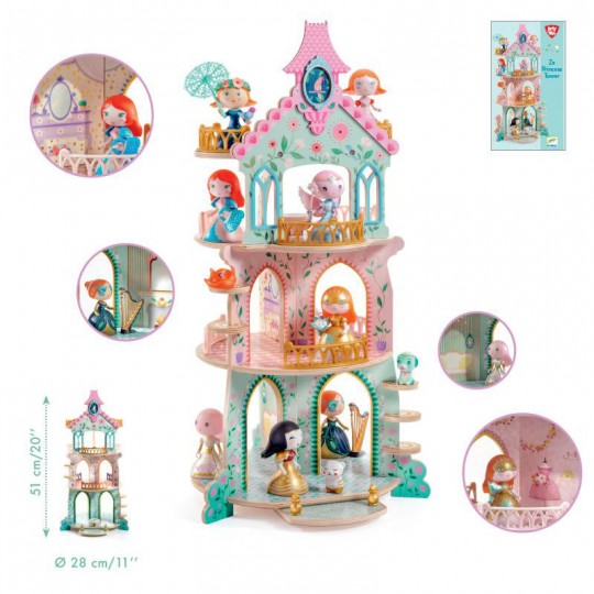 Ze Princesses Tower Château Arty toys - Djeco Djeco - 2
