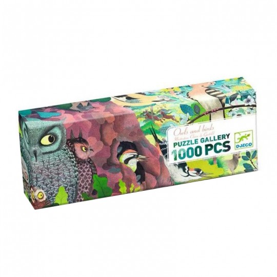 Puzzle Gallery 1000 pcs Owls and birds - Djeco Djeco - 1