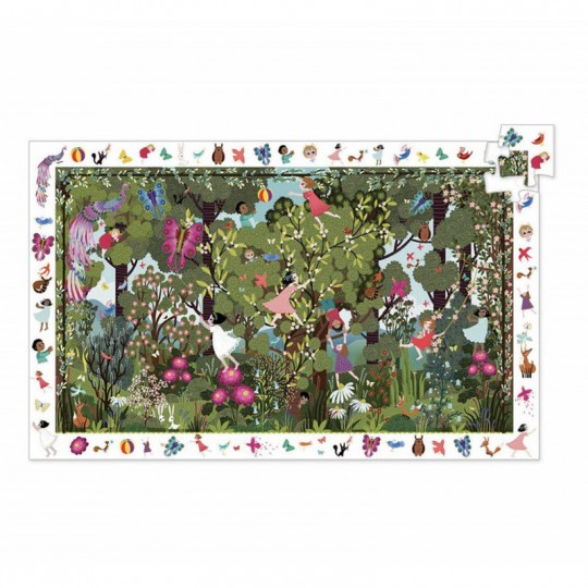 Puzzle d'observation 100 pcs Jeux au jardin - Djeco Djeco - 2