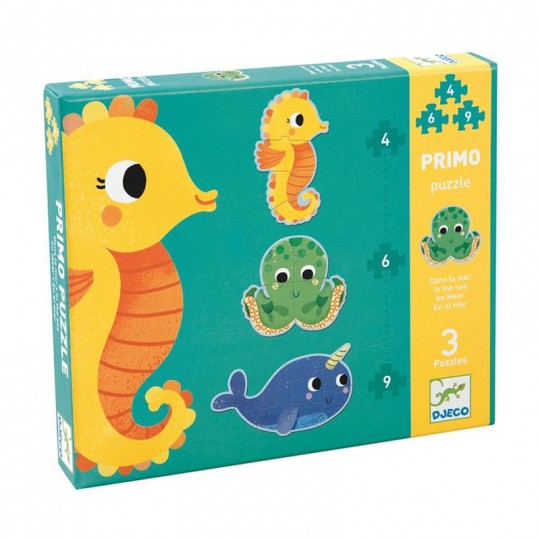 Puzzles Primo Dans la mer - Djeco Djeco - 2