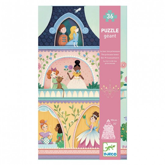 Puzzle géant La tour des princesses 36 pcs - Djeco Djeco - 2