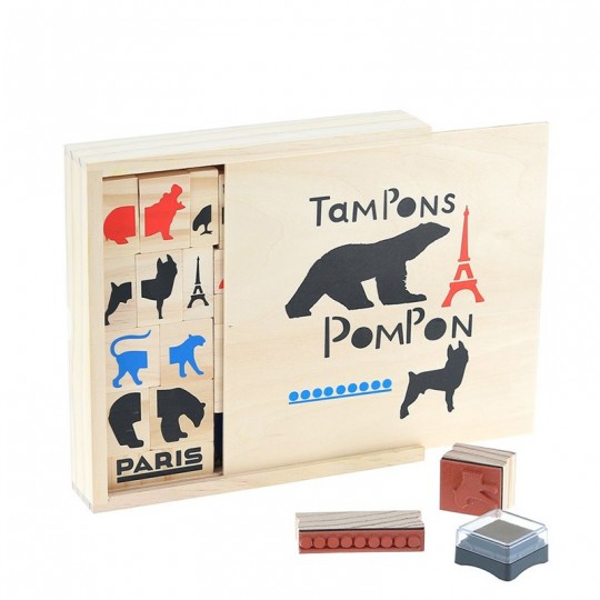 Coffret Tampons Pompon - Vilac Vilac - 2