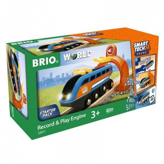 Locomotive à Enregistreur vocal Smart Tech Sound - Accessoire circuit de train en bois - Brio BRIO - 2