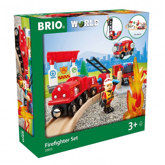 Circuit Action Pompier - Coffret complet 18 pcs Brio BRIO - 2