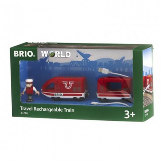 Train de Voyageur Rechargeable - Accessoire circuit de train en bois - Brio BRIO - 3