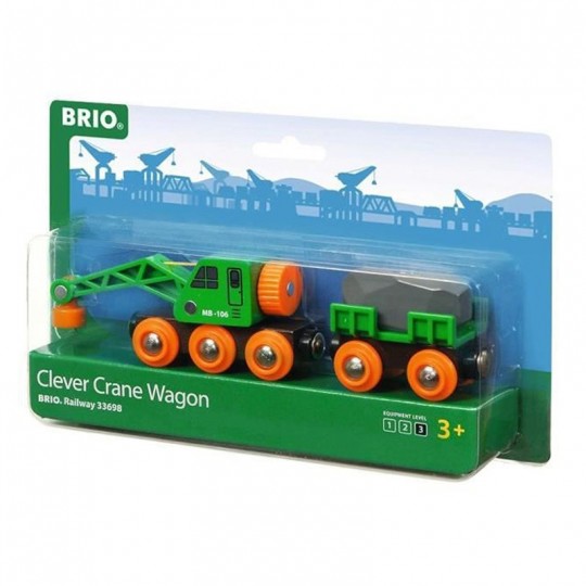 Wagon grue ingénieux  - Accessoire circuit de train en bois - Brio BRIO - 4